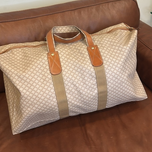 Celine Beige Macadam Travel Duffel - Picture 5 of 5